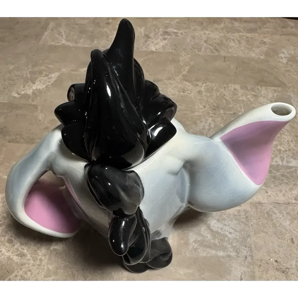 Vintage 2000 Disney Showcase Paul Cardew Eeyore Face Teapot COMPLETE With Lid